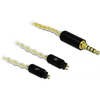 DeLOCK 85849 Audio-Kabel - 1,25 m - Weiß - Kabel DeLOCK 85849 Audio-Kabel - 1,25 m - Weiß - Kabel