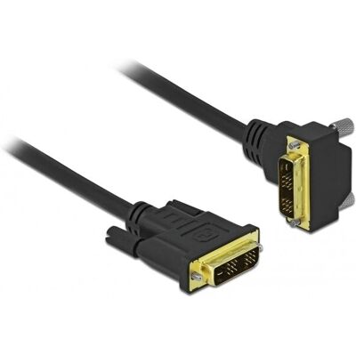 Delock 85901 DVI-Kabel - 1m - Schwarz Delock 85901 DVI-Kabel - 1m - Schwarz