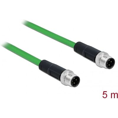 DeLOCK Industrielles Ethernet-Kabel - 5m - Grün - PROFINET kompatibel DeLOCK Industrielles Ethernet-Kabel - 5m - Grün - PROFINET kompatibel