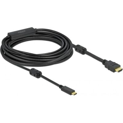 DeLOCK 85973 Video-Kabeladapter - Schwarz - 4K-Unterstützung DeLOCK 85973 Video-Kabeladapter - Schwarz - 4K-Unterstützung