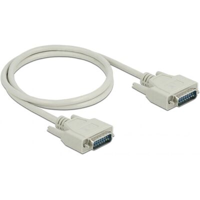 DeLOCK 85975 Seriell Kabel - Beige - 1M - D-Sub 15 DeLOCK 85975 Seriell Kabel - Beige - 1M - D-Sub 15
