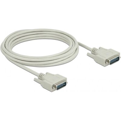 DeLOCK 85978 Beiger Seriell D-Sub15 Kabel - 5M DeLOCK 85978 Beiger Seriell D-Sub15 Kabel - 5M