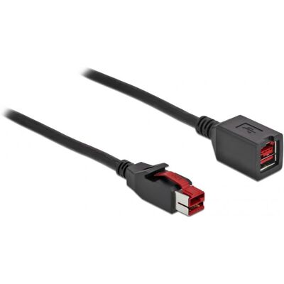 DeLock 85987 USB Kabel - 3M - Schwarz - PoweredUSB 24 V DeLock 85987 USB Kabel - 3M - Schwarz - PoweredUSB 24 V