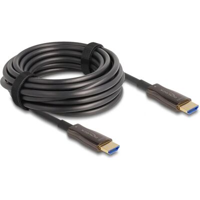 Delock 10m HDMI Aktives Optisches Kabel - 8K 60Hz - Schwarz Delock 10m HDMI Aktives Optisches Kabel - 8K 60Hz - Schwarz