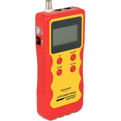 DeLock 86108 Netzwerkkabeltester - Rot DeLock 86108 Netzwerkkabeltester - Rot