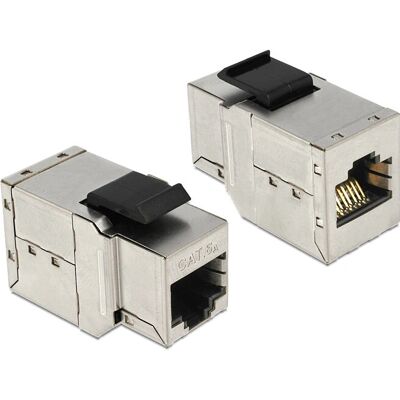 DeLOCK 86166 - Moduł Keystone - RJ45 żeński - Srebro DeLOCK 86166 - Moduł Keystone - RJ45 żeński - Srebro