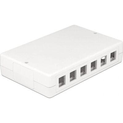 Boîte de jonction réseau en acier inoxydable DeLOCK 86172 - 12 Ports - Publicité Boîte de jonction réseau en acier inoxydable DeLOCK 86172 - 12 Ports - Publicité