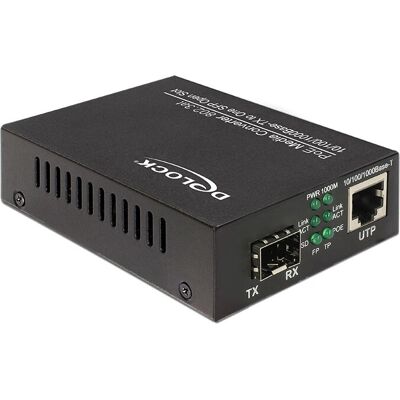 Convertitore multimediale Gigabit Ethernet DeLOCK 86180 - PoE+ Convertitore multimediale Gigabit Ethernet DeLOCK 86180 - PoE+
