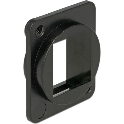DeLOCK 86275 Mounting Kit - D-Type Keystone - Black DeLOCK 86275 Mounting Kit - D-Type Keystone - Black