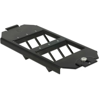 Kit di montaggio Keystone DeLOCK - Nero - 6 Porte Kit di montaggio Keystone DeLOCK - Nero - 6 Porte