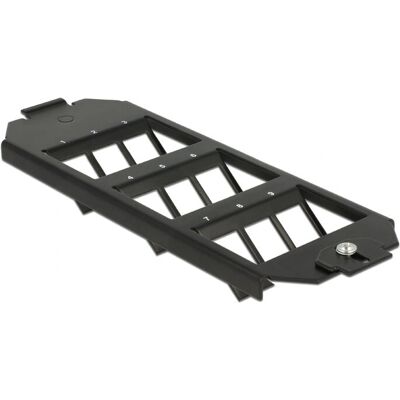 Kit di Montaggio DeLOCK 86281 - Nero - 9 Porte Kit di Montaggio DeLOCK 86281 - Nero - 9 Porte
