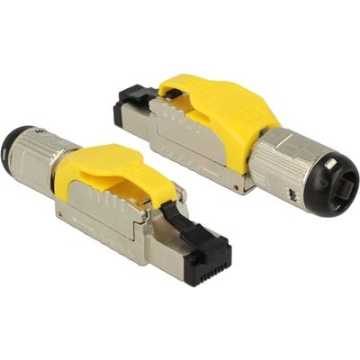 DeLOCK 86287 Connettore Rete RJ-45 Argento - Connettore di Rete - Velocità Elevata Cat 6A DeLOCK 86287 Connettore Rete RJ-45 Argento - Connettore di Rete - Velocità Elevata Cat 6A
