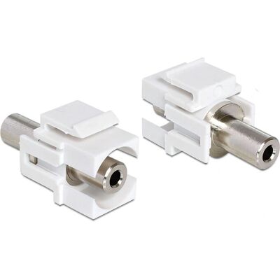 DeLOCK 86322 Keystone Modul - Audio, Weiß DeLOCK 86322 Keystone Modul - Audio, Weiß