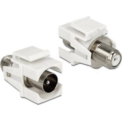 Adaptateur d'antenne Keystone DeLOCK 86335 - IEC F Coaxial - Publicité Adaptateur d'antenne Keystone DeLOCK 86335 - IEC F Coaxial - Publicité