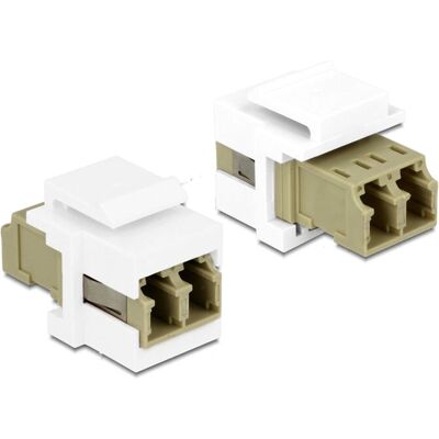 DeLOCK 86347 Glasvezel LC Duplex Connector - Uitbreiding DeLOCK 86347 Glasvezel LC Duplex Connector - Uitbreiding