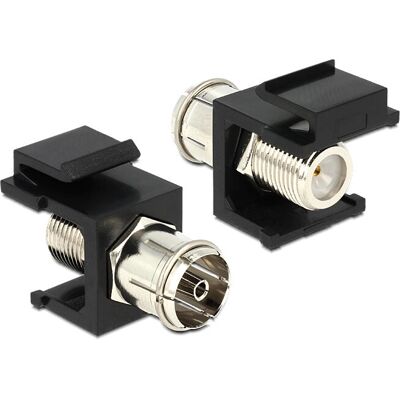 DeLock 86352 Keystone Modul - Koaxial, F, IEC DeLock 86352 Keystone Modul - Koaxial, F, IEC