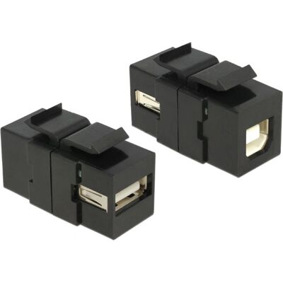 Module Keystone USB 2.0 DeLOCK Noir - Module Keystone - Publicité Module Keystone USB 2.0 DeLOCK Noir - Module Keystone - Publicité