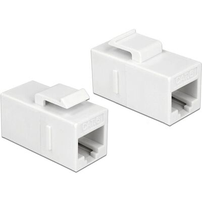 DeLOCK 86379 Keystone Modul - RJ45 Cat 6 UTP Weiß DeLOCK 86379 Keystone Modul - RJ45 Cat 6 UTP Weiß