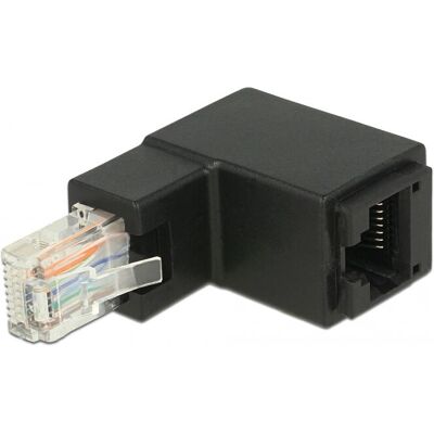 DeLOCK 86424 Cambio de género de cable - RJ-45 Negro DeLOCK 86424 Cambio de género de cable - RJ-45 Negro