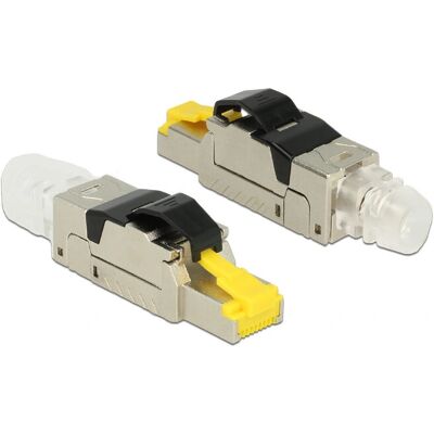 DeLock 86485 Kabelverbinder - RJ45 - Schwarz, Silber, Transparent, Gelb - Kabelverbinder DeLock 86485 Kabelverbinder - RJ45 - Schwarz, Silber, Transparent, Gelb - Kabelverbinder