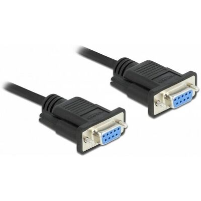 Delock 86605 RS-232 null modem-kabel - 2m Delock 86605 RS-232 null modem-kabel - 2m