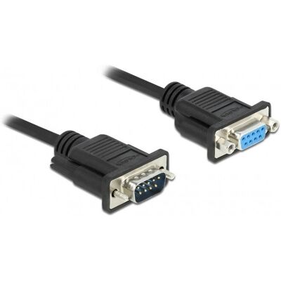 DeLock 86615 RS-232 Nullmodem-Kabel - 1m DeLock 86615 RS-232 Nullmodem-Kabel - 1m