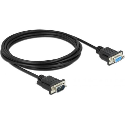 DeLock 86617 Seriell Kabel - Nullmodem RS-232 - 3m DeLock 86617 Seriell Kabel - Nullmodem RS-232 - 3m