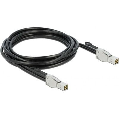 DeLOCK Modell 86623 SAS Kabel - 3M Schwarz DeLOCK Modell 86623 SAS Kabel - 3M Schwarz