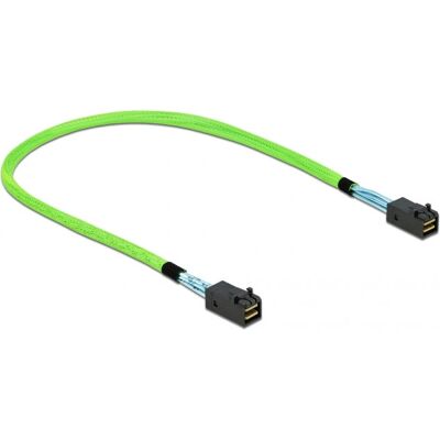 Câble SAS DeLOCK 86624 - Vert - 64 Gbit/s - 0,5m - Publicité Câble SAS DeLOCK 86624 - Vert - 64 Gbit/s - 0,5m - Publicité