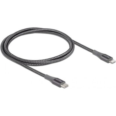 Delock 86631 Grau Lightning-Kabel - Kompatibel mit iPhone/iPad/iPod Delock 86631 Grau Lightning-Kabel - Kompatibel mit iPhone/iPad/iPod