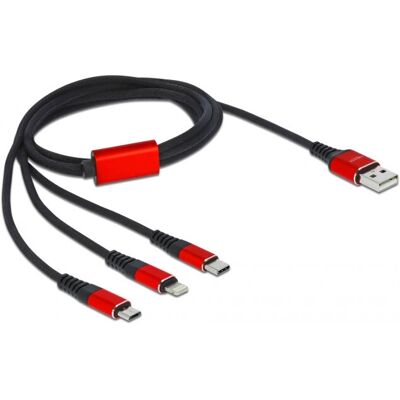 DeLOCK 86709 USB-Kabel - Schwarz, Rot DeLOCK 86709 USB-Kabel - Schwarz, Rot