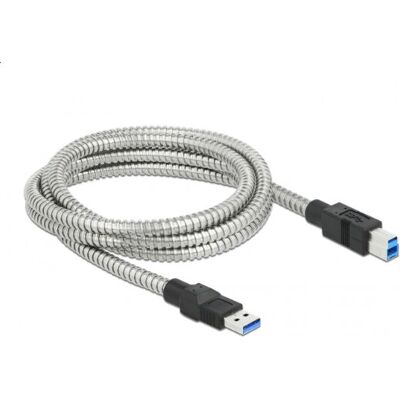 DeLOCK USB Kabel - 2m - Silber - Unterstützt USB 3.2 Gen 1 DeLOCK USB Kabel - 2m - Silber - Unterstützt USB 3.2 Gen 1