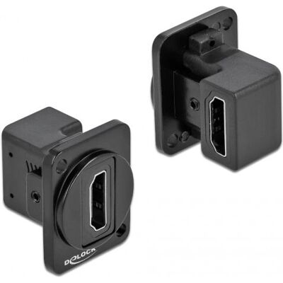 DeLock 86786 Steckdose - HDMI-A 90° - Schwarz DeLock 86786 Steckdose - HDMI-A 90° - Schwarz