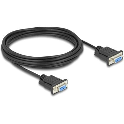 Câble Série DeLOCK 86826 - 5M - Supporte RS-232 - Noir Câble Série DeLOCK 86826 - 5M - Supporte RS-232 - Noir
