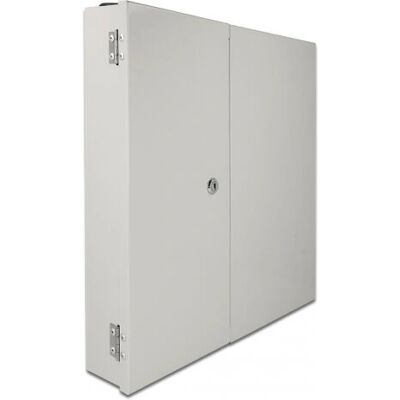 Caja de distribución de fibra óptica gris para pared Caja de distribución de fibra óptica gris para pared