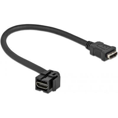 DeLOCK 86853 Keystone Modul - Unterstützt 4K - Schwarz DeLOCK 86853 Keystone Modul - Unterstützt 4K - Schwarz