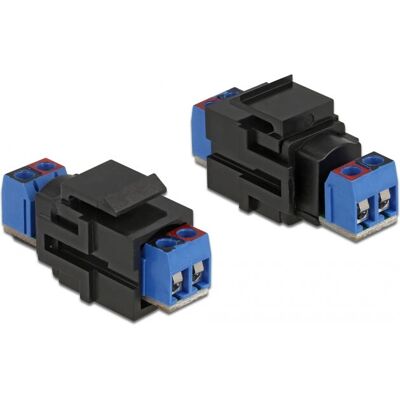 DeLOCK Keystone Modul - Lautsprecherkabel Terminalblock DeLOCK Keystone Modul - Lautsprecherkabel Terminalblock