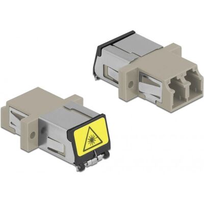 DeLOCK 86899 Faseroptischer Adapter - LC Duplex - Multimode DeLOCK 86899 Faseroptischer Adapter - LC Duplex - Multimode