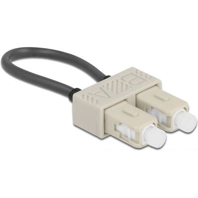 DeLOCK 86922 Glasfaseradapter - Multimode OM2 - SC Duplex - Beige DeLOCK 86922 Glasfaseradapter - Multimode OM2 - SC Duplex - Beige