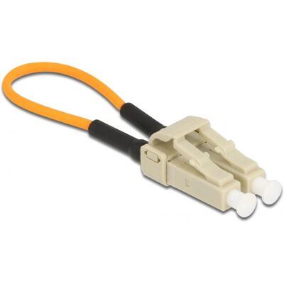 DeLOCK 86925 Glasfaserkabeladapter - MultiMode LC - Beige & Orange DeLOCK 86925 Glasfaserkabeladapter - MultiMode LC - Beige & Orange