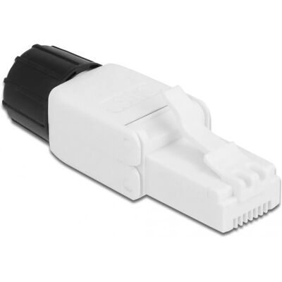 Conector RJ45 Cat.6 UTP DeLock - Blanco - Sin Herramientas Conector RJ45 Cat.6 UTP DeLock - Blanco - Sin Herramientas