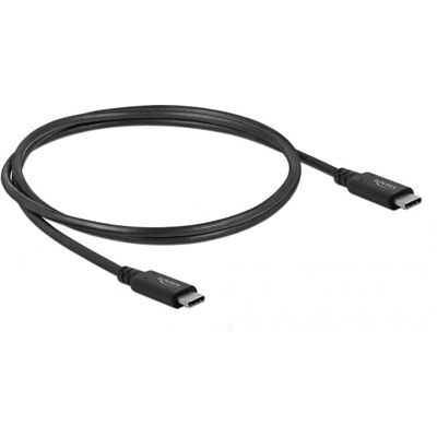 DeLOCK USB4 Gen 3x2 USB-C Kabel - Schwarz - Unterstützt 8K 60Hz DeLOCK USB4 Gen 3x2 USB-C Kabel - Schwarz - Unterstützt 8K 60Hz