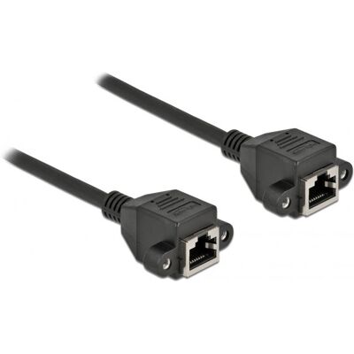 DeLock 87010 Netzwerkkabel - Geschirmt, 2m, Schwarz, S/FTP DeLock 87010 Netzwerkkabel - Geschirmt, 2m, Schwarz, S/FTP