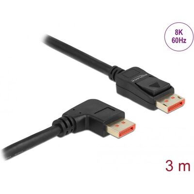 DeLOCK 87067 DisplayPort-kabel - 8K 60Hz - 3M DeLOCK 87067 DisplayPort-kabel - 8K 60Hz - 3M