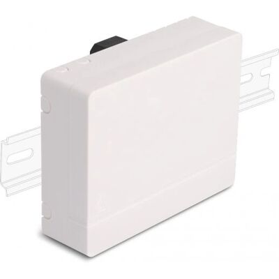 Caja de conexiones DeLOCK 87141 - Montaje en carril DIN - Blanco - Caja de conexiones Caja de conexiones DeLOCK 87141 - Montaje en carril DIN - Blanco - Caja de conexiones