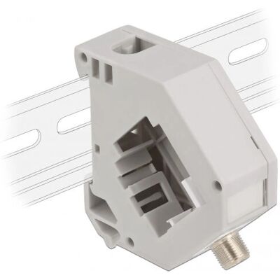DeLock Keystone Modul - DIN-Schienenmontage - Grau/Weiß - RF-Stecker DeLock Keystone Modul - DIN-Schienenmontage - Grau/Weiß - RF-Stecker