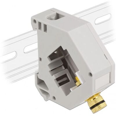 DeLOCK 87162 Keystone Modul - DIN-Schienenmontage - Grau/Weiß DeLOCK 87162 Keystone Modul - DIN-Schienenmontage - Grau/Weiß