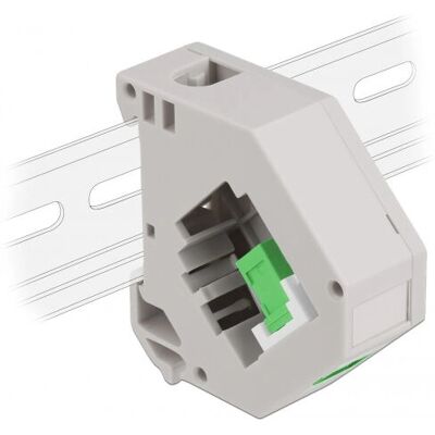 DeLOCK Keystone Modul - Glasfaser DIN-Schienenadapter - Grün DeLOCK Keystone Modul - Glasfaser DIN-Schienenadapter - Grün