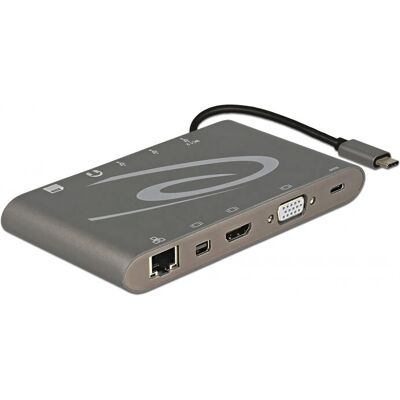DeLOCK 87297 Laptop Docking Station - Supports USB 3.2 Gen 2 (3.1 Gen 2) Type-C DeLOCK 87297 Laptop Docking Station - Supports USB 3.2 Gen 2 (3.1 Gen 2) Type-C