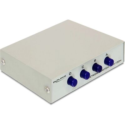 DeLOCK 87588 Netzwerkswitch - Unmanaged, 4 Ports, Beige DeLOCK 87588 Netzwerkswitch - Unmanaged, 4 Ports, Beige
